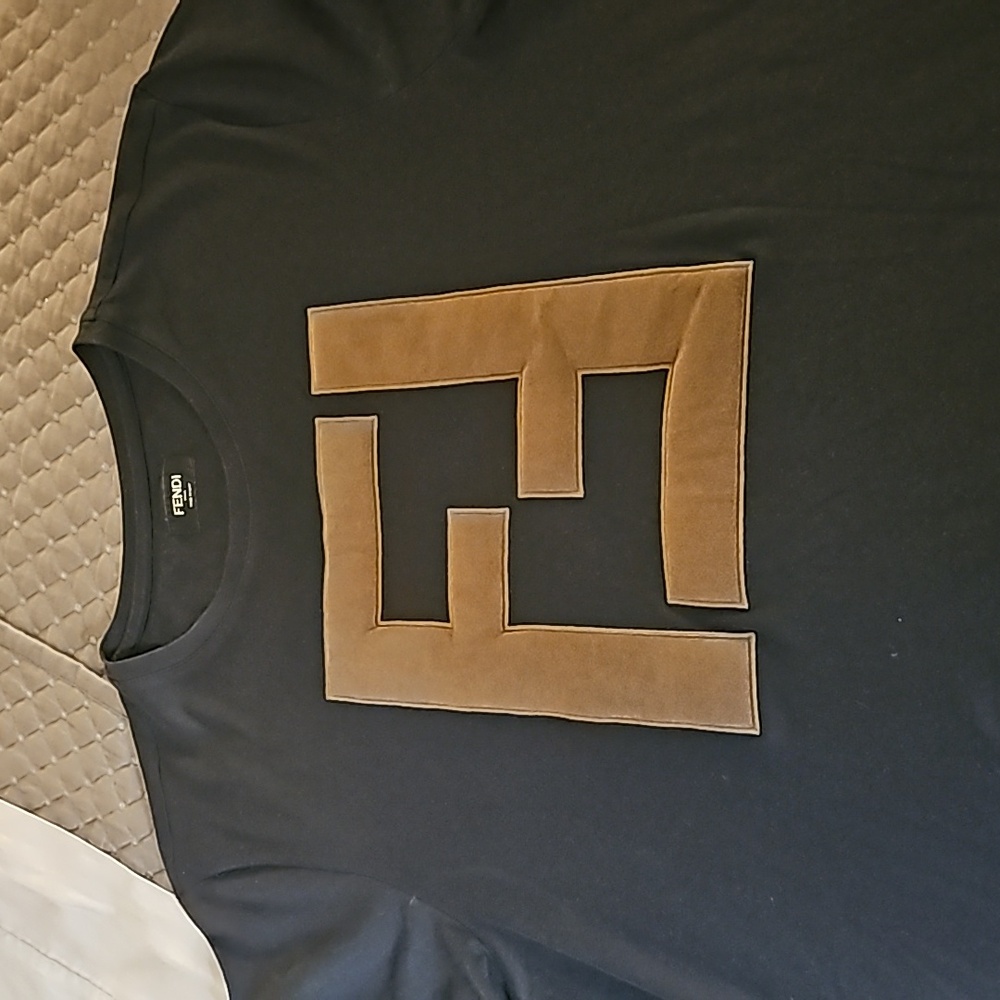 Men's Fendi Black n Brown T-shirt